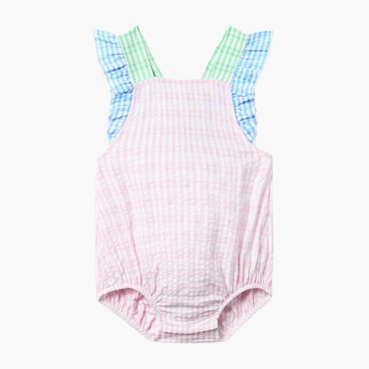 Pink Candy Stripe Onesie 