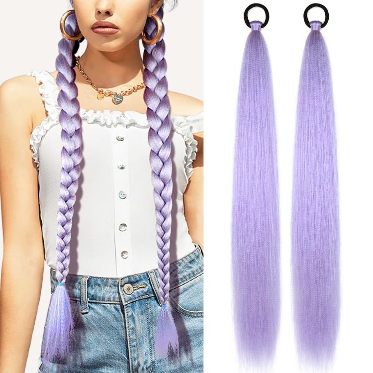 Light Purple Hair Extensions