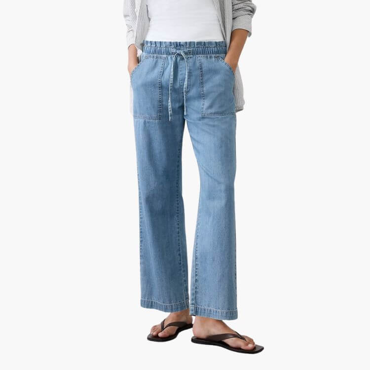 Mid-Rise Summerweight Pull-On Jean