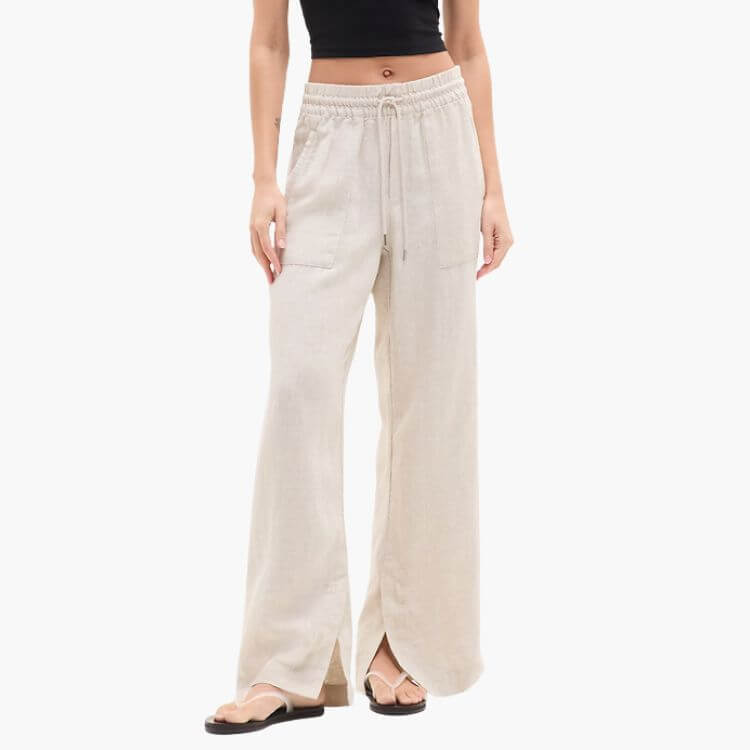 High Rise Wide Leg Pant