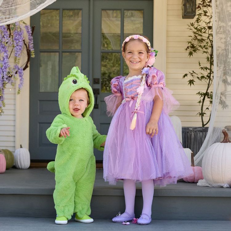 Rapunzel and Pascal Costumes
