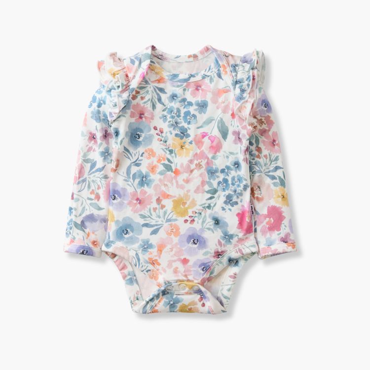 Tiny Blooms Flutter Bodysuit