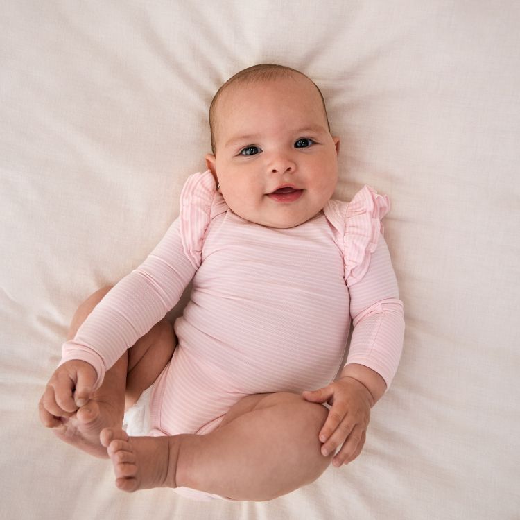 Prima Pink Flutter Bodysuit