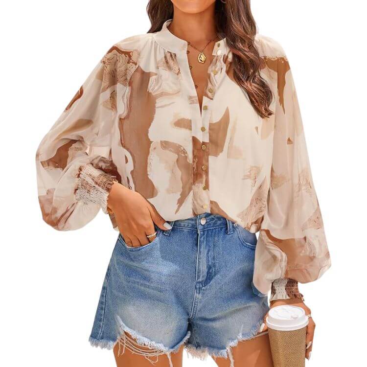 Floral Button Down
