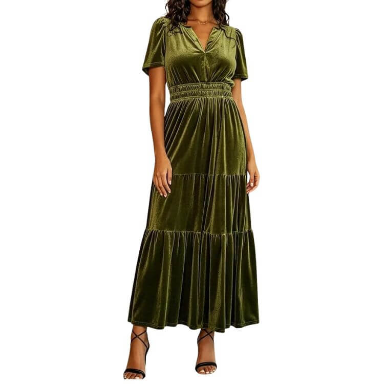 Velvet Maxi Dress