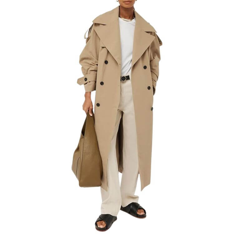 Double-Breasted Trench Coat