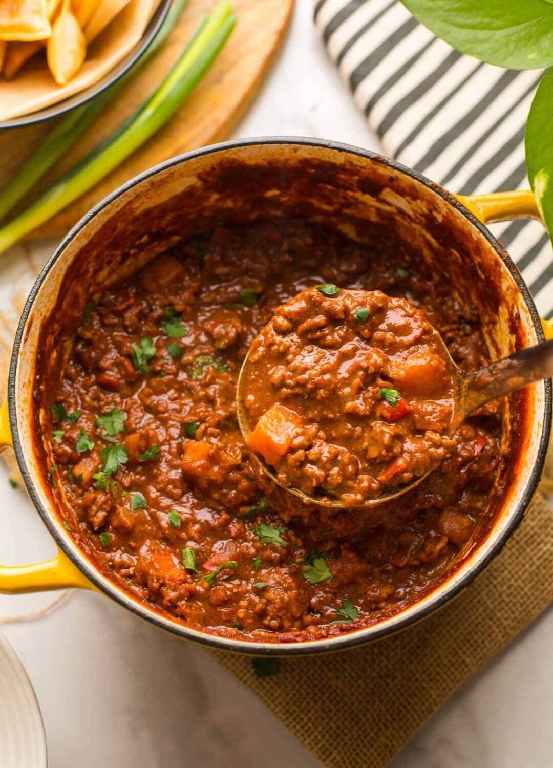 potato and beef chili fall recipes
