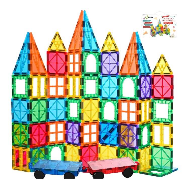 120 Pcs Magnetic Tiles