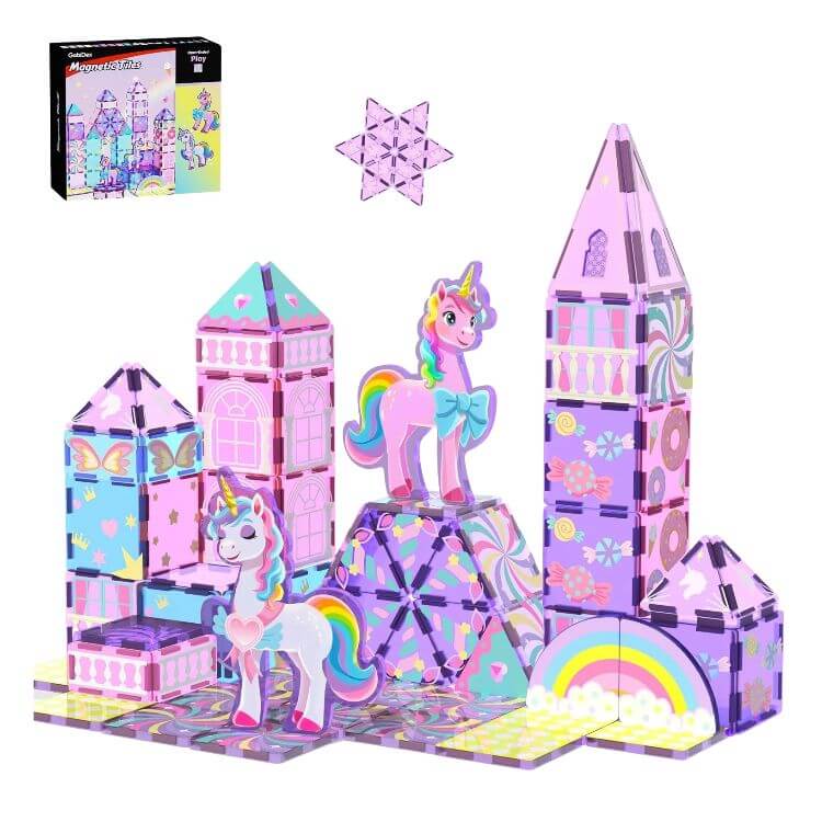 Unicorn Magnetic Tile Set