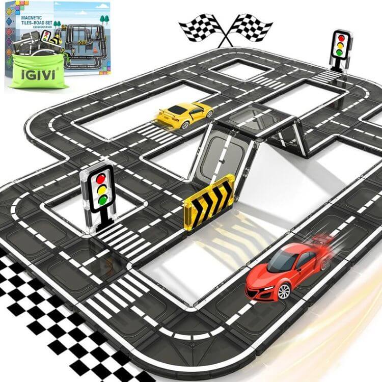 Magnetic Tiles Road Expansion Set