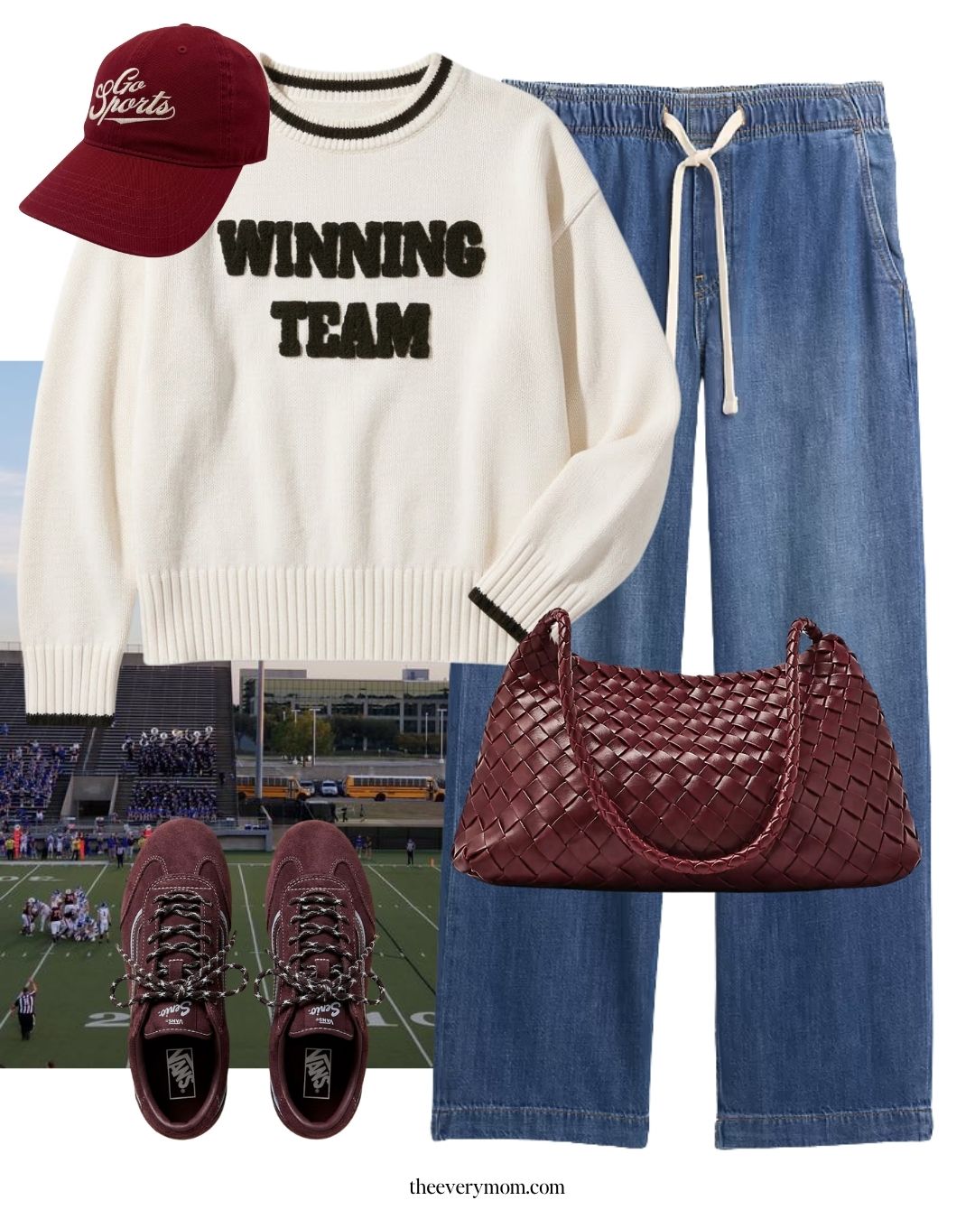 casual outfit idea for mom