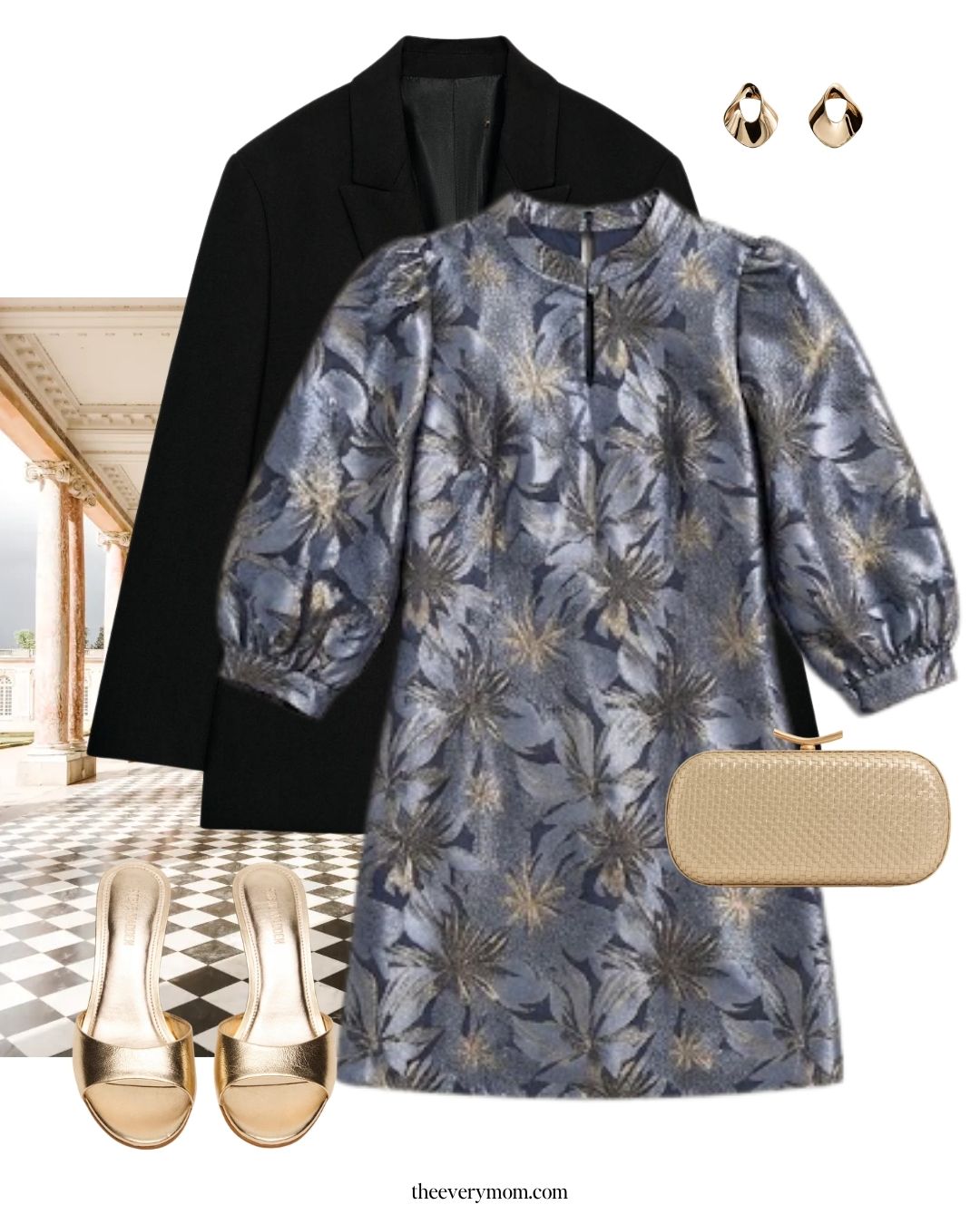 Amazon fall dress for moms wedding guest idea