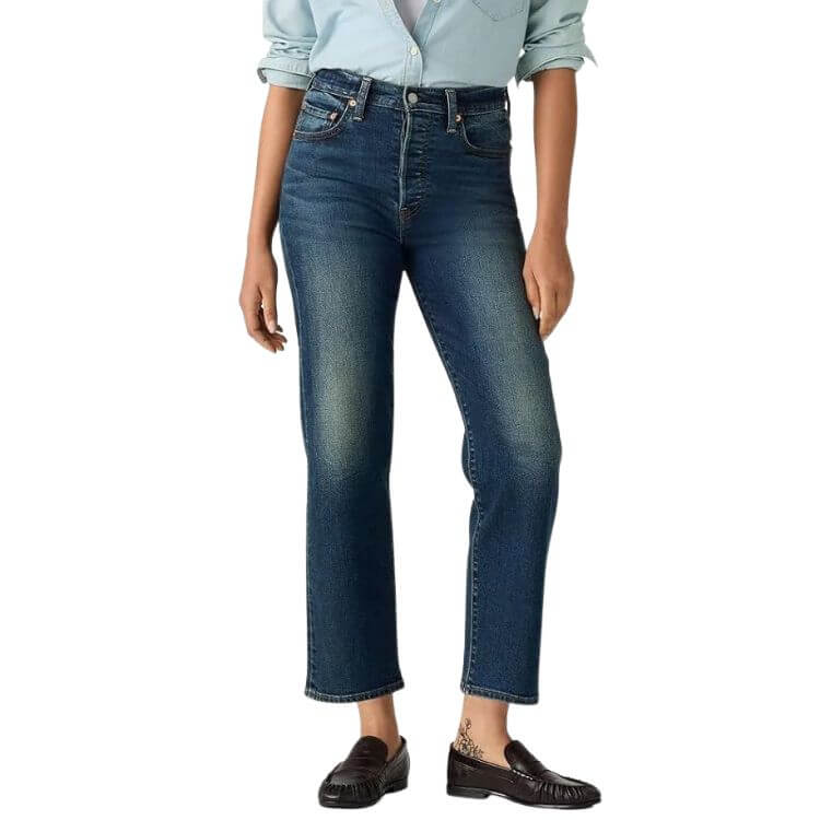 Ribcage Straight Ankle Jeans