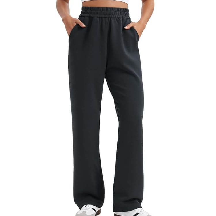 High Waisted Wide Leg Sweatpants