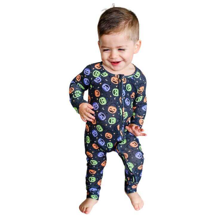 Glow-in-the-Dark Convertible Zip Romper