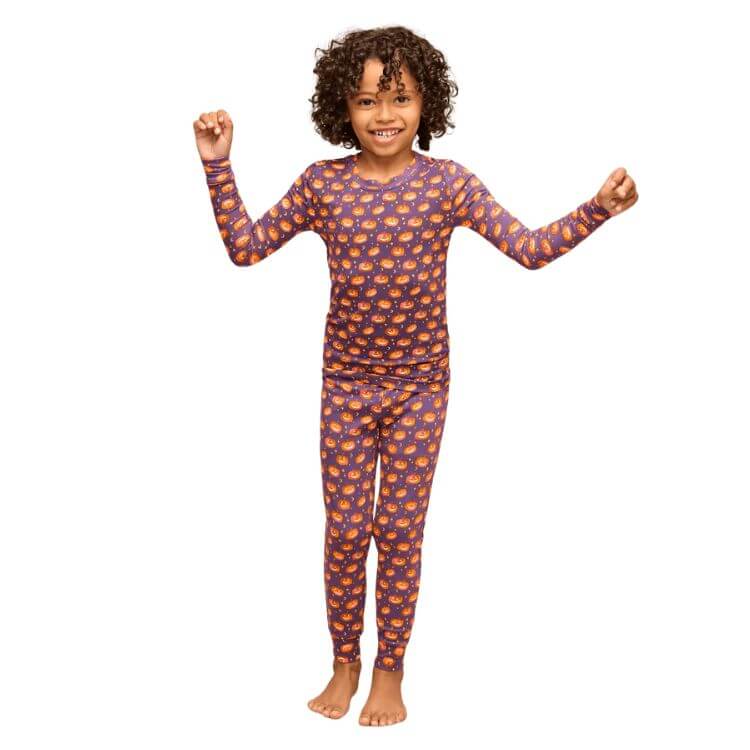 Glow Pumpkins Pajama Set