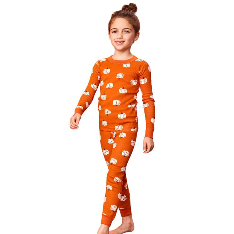Halloween Long John Pajama Set