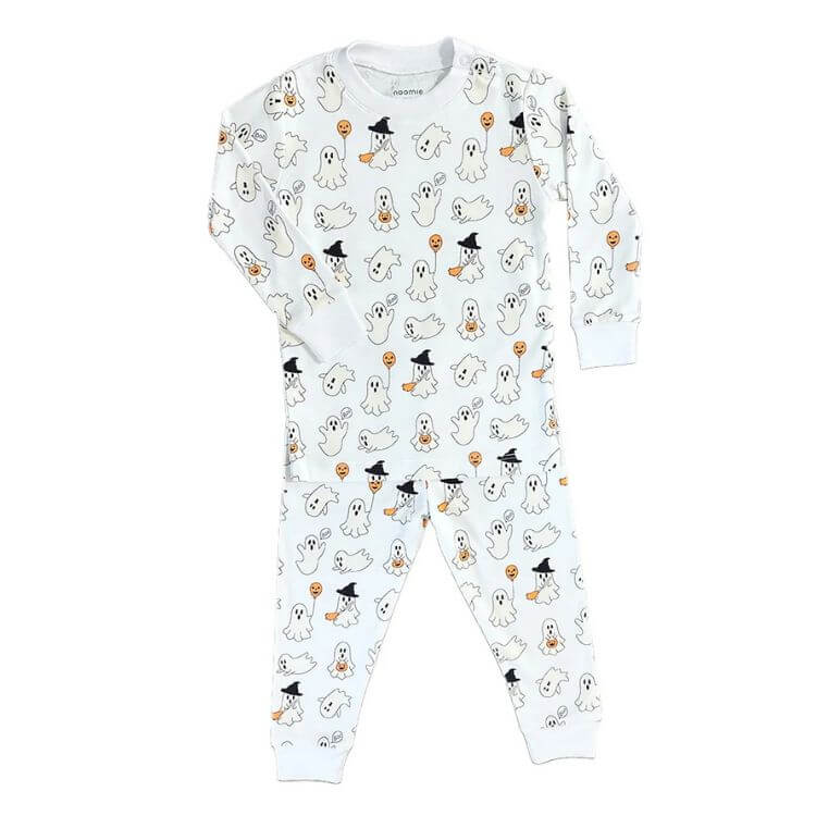 Happy Ghosts Long Sleeve Pajama Set