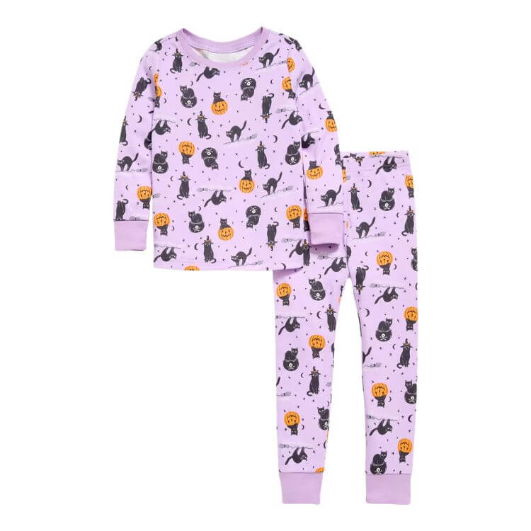 Printed Halloween Pajamas