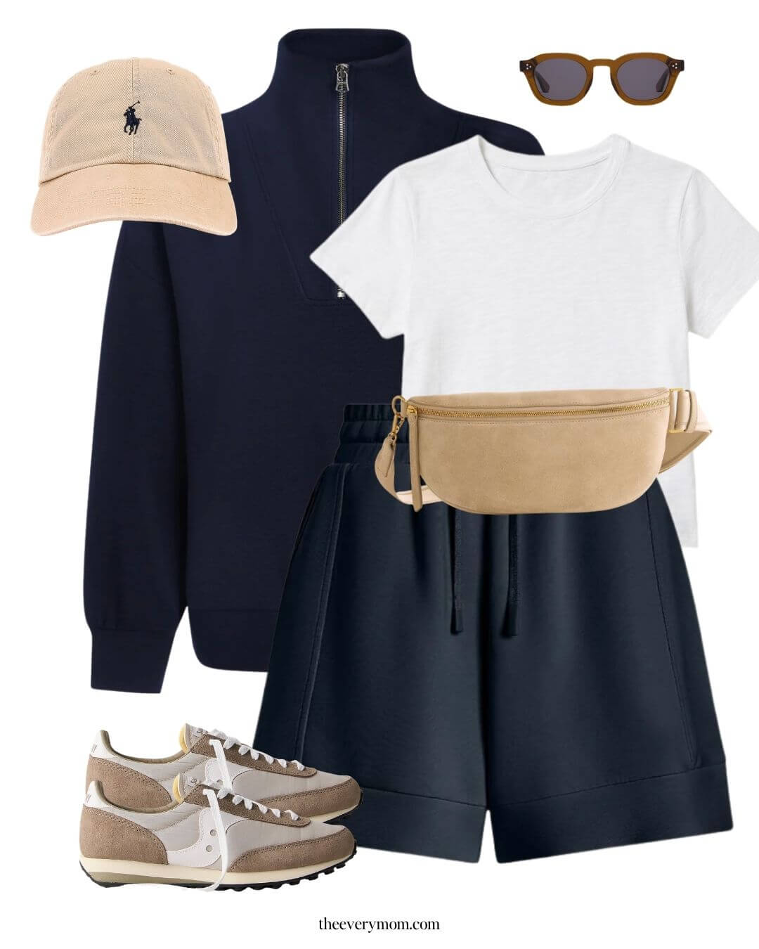 coordinating matching athleisure set for mom