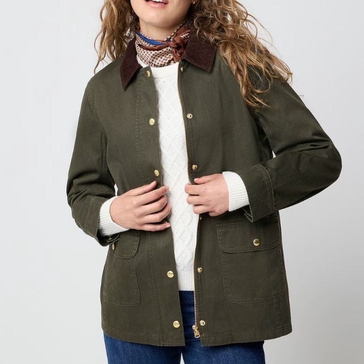 100% Cotton Long Field Jacket