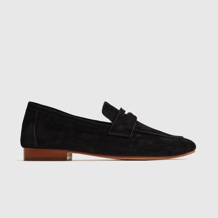 Italian Suede Penny Loafer