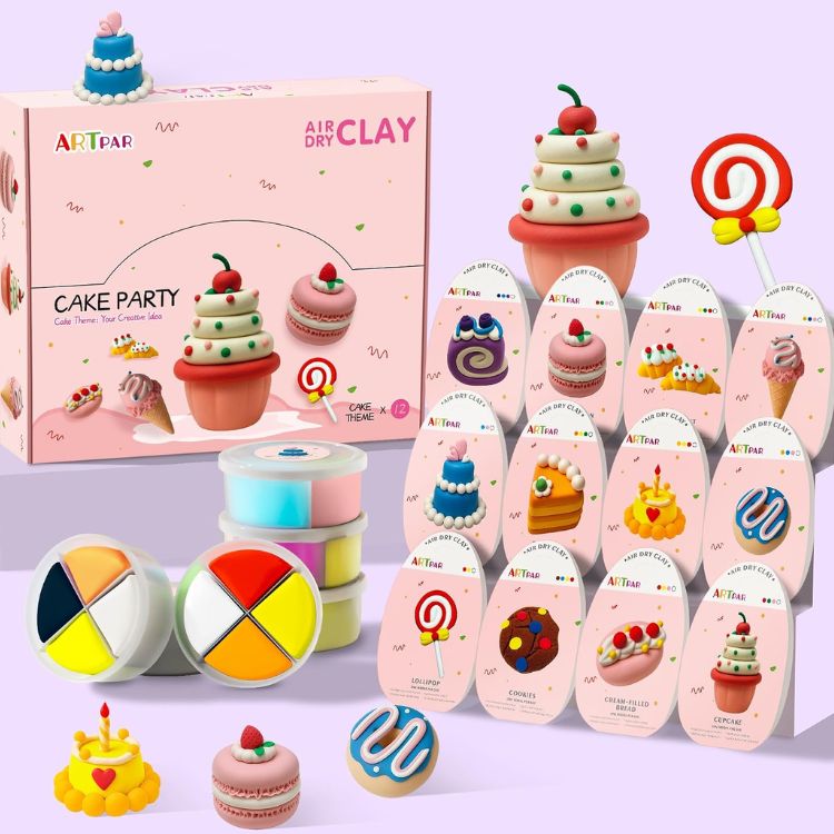 Air-Dry Clay Dessert Kit