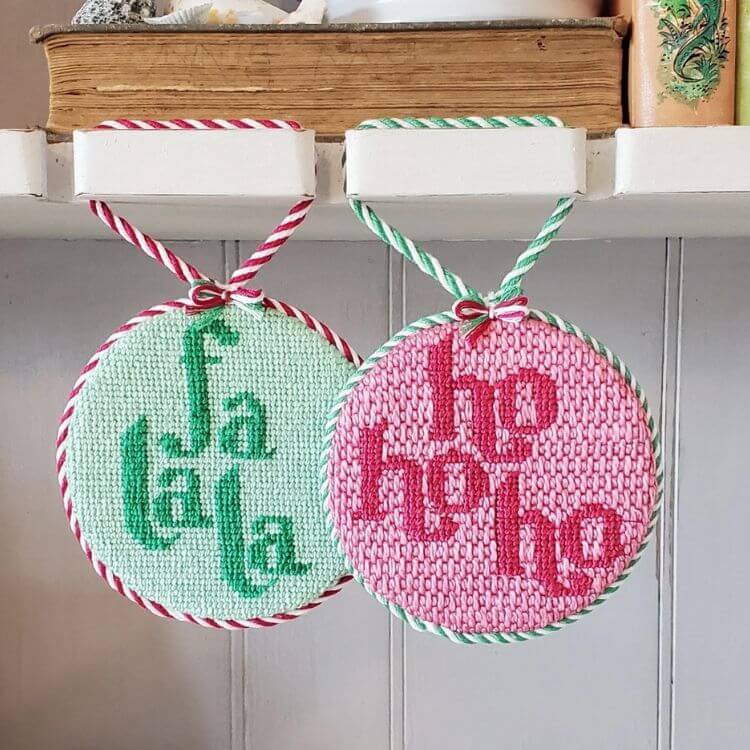 HoHoHo Christmas Needlepoint Canvas