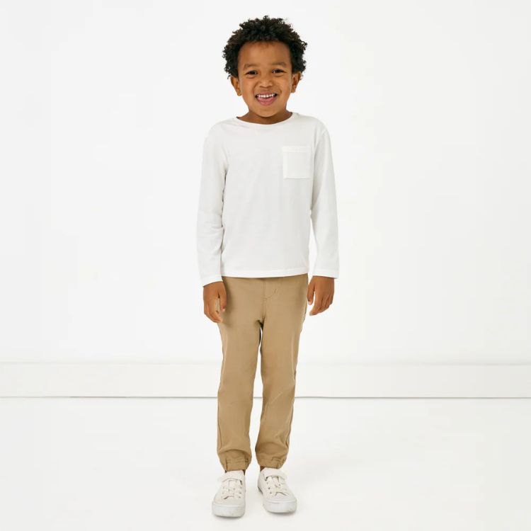 Denim Jogger in Toasted Hazlenut