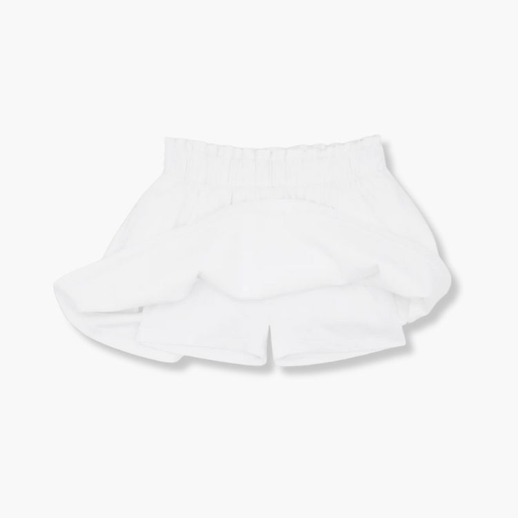 White Denim Skort