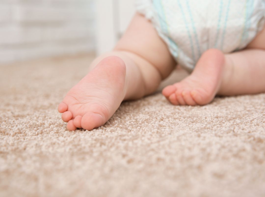 baby crawling