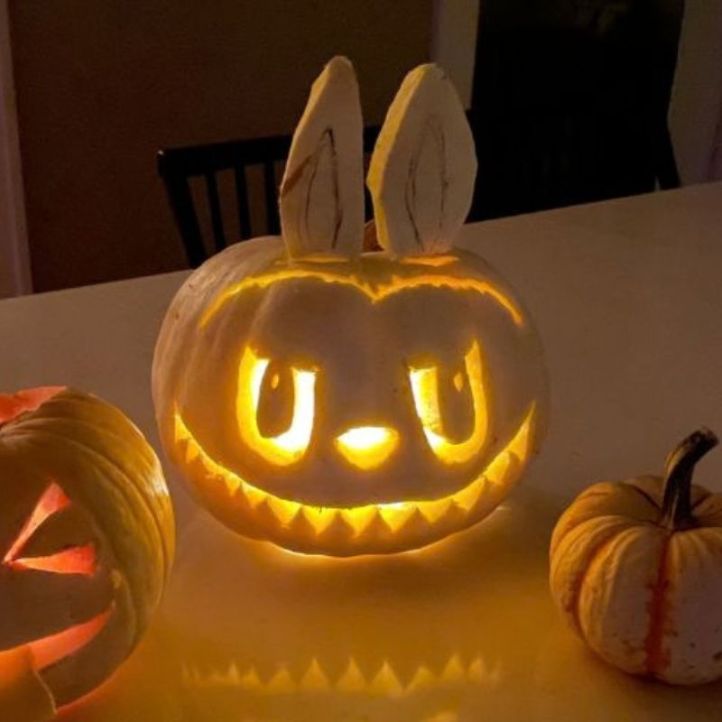 pumpkin carving ideas labubu