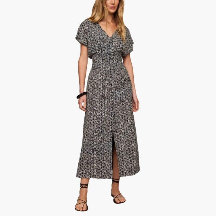 Iris Floral Midi Dress