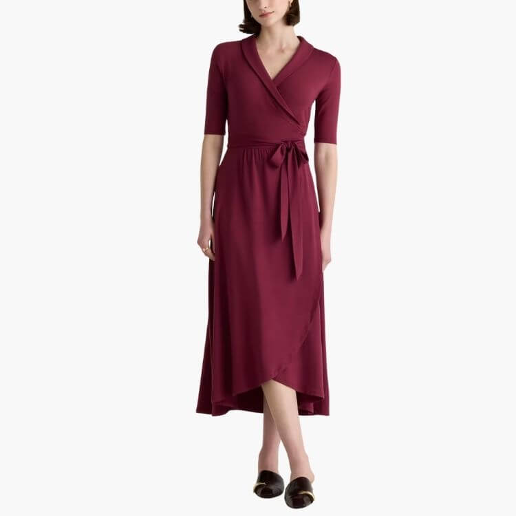 Midi Wrap Dress