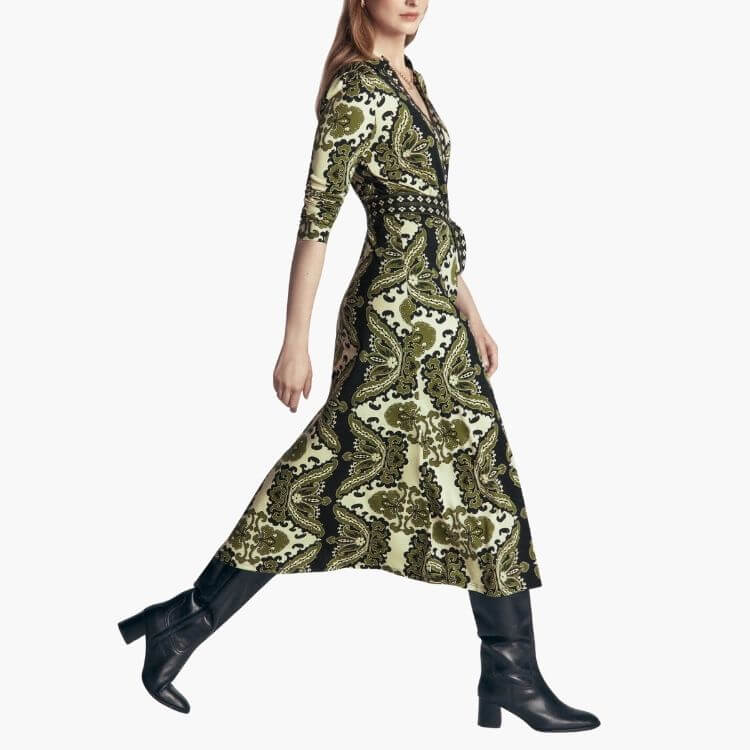 Collared Jersey Dress