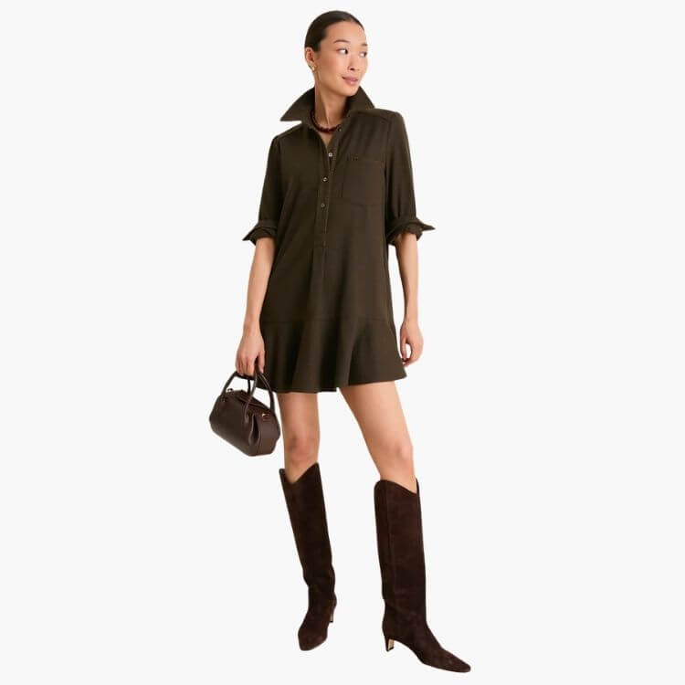 Wool Shirtdress