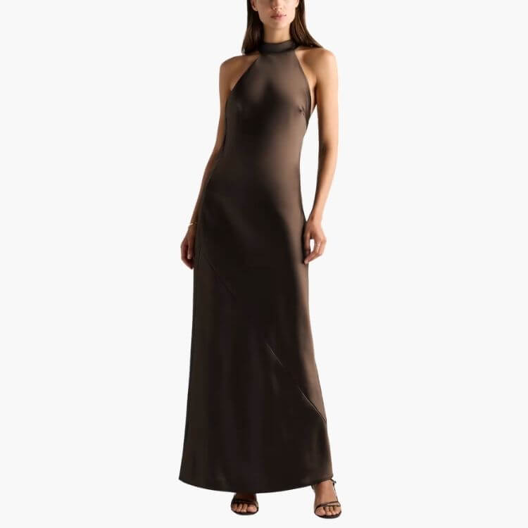Stretch Satin Dress