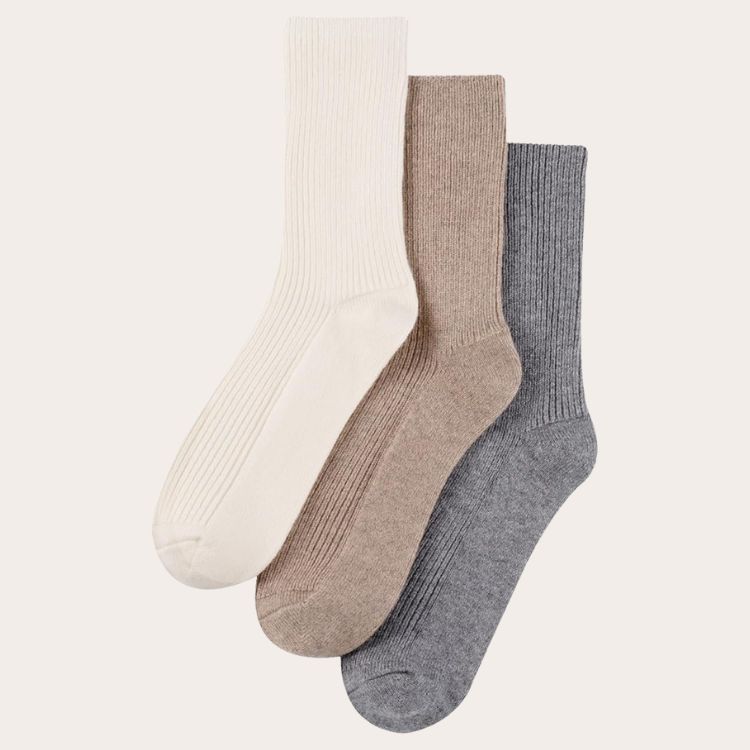 Wool Cashmere Socks 