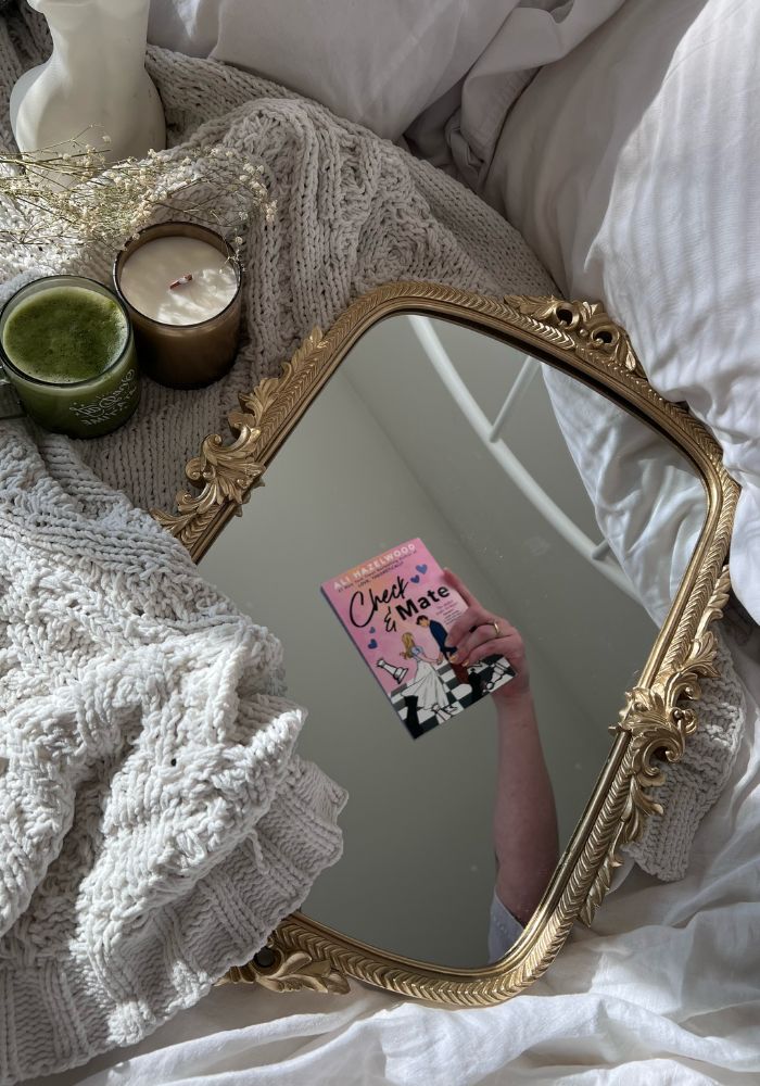 ali hazelwood check mate book lifestyle image