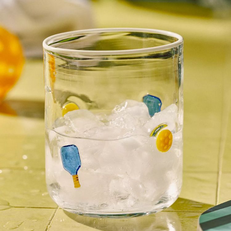Pickleball Icon Juice Glass