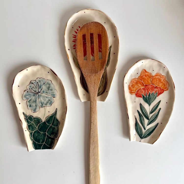 Ceramic Spoon Holder