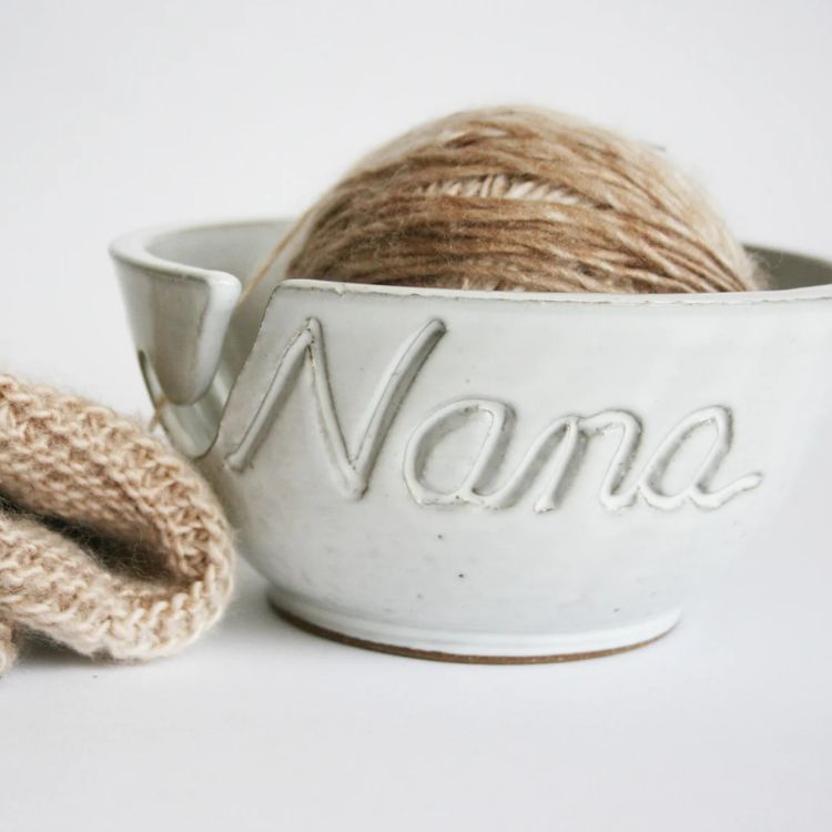 Personalized Yarn Bowl