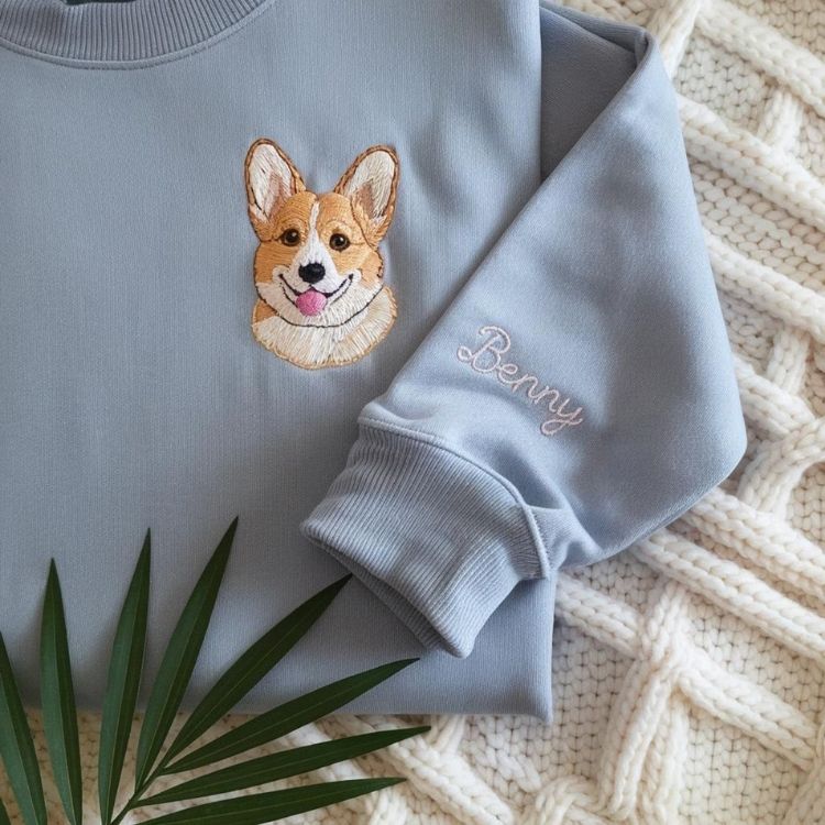 Embroidered Pet Sweatshirt