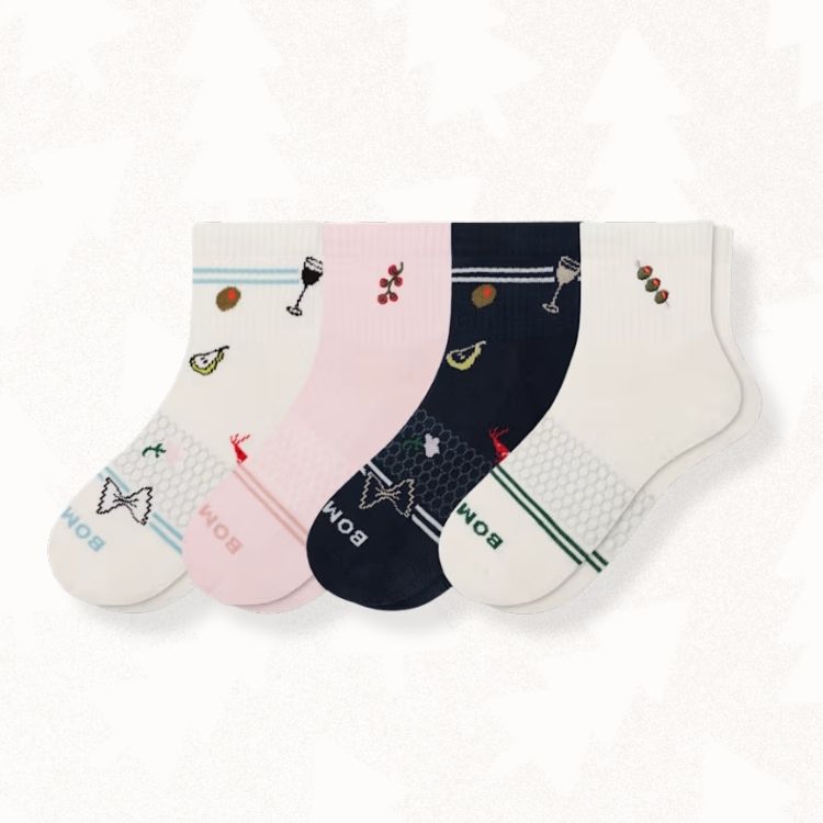 Women's Dinner Party Quarter Sock 4-Pack