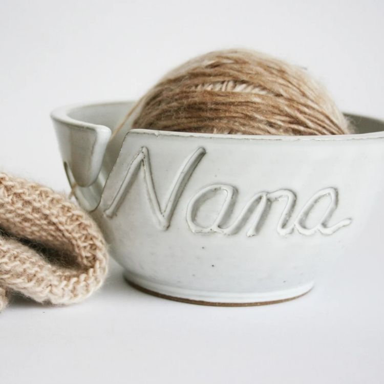 Custom Ceramic Yarn Bowl