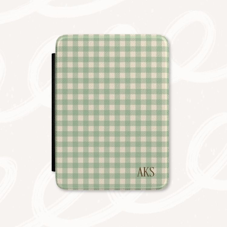 Gingham Kindle Case