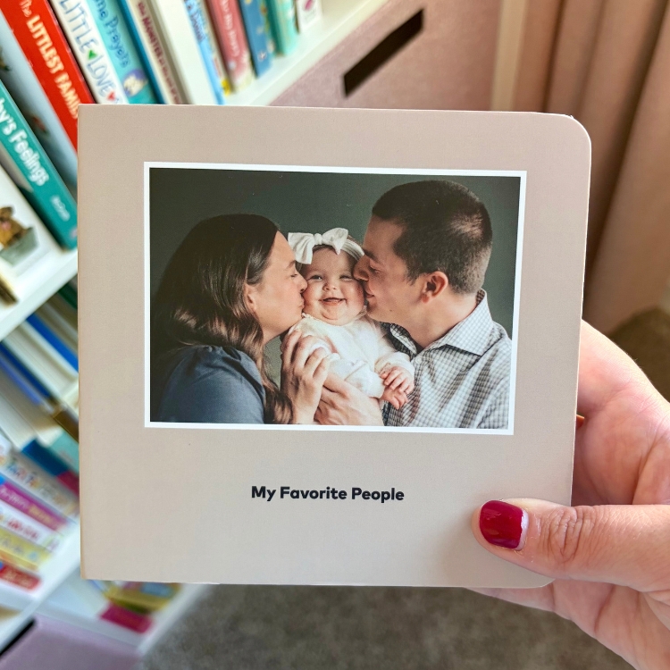 Personalized Photo Baby Board Book