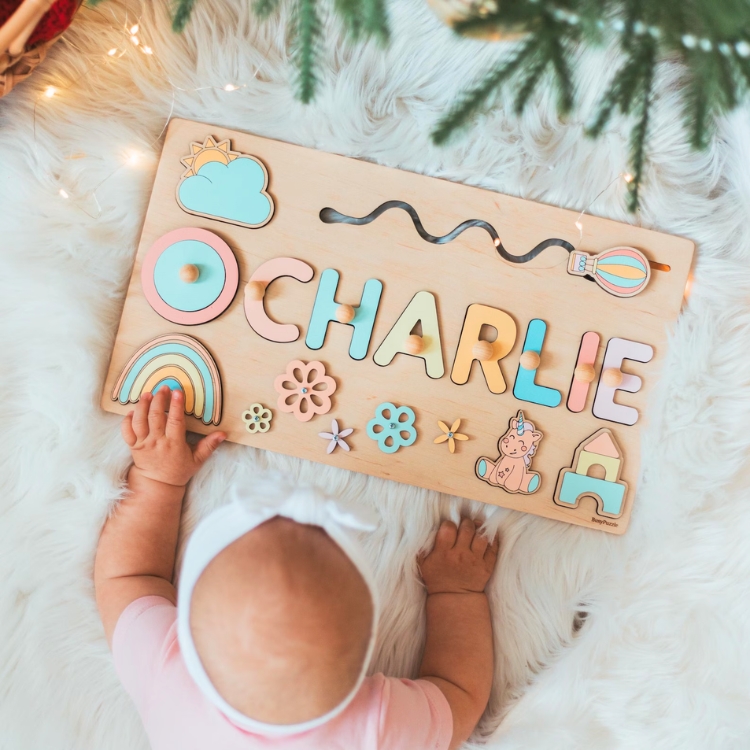 Personalized Wooden Busy Board