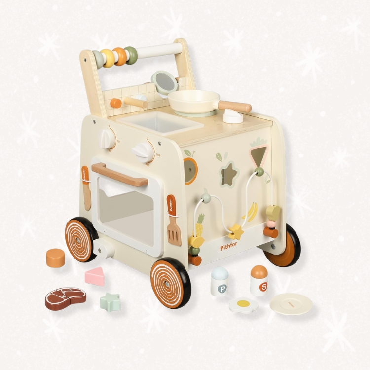 Montessori 3-in-1 Baby Push Walker