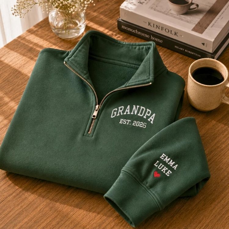 Grandpa Half-Zip Sweatshirt